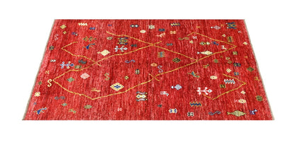 Handmade Tribal Berber Style Rug, 234x176cm