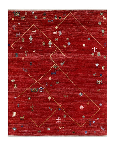 Handmade Tribal Berber Style Rug, 292x230cm