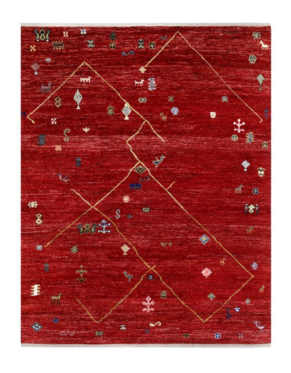 Handmade Tribal Berber Style Rug, 292x230cm