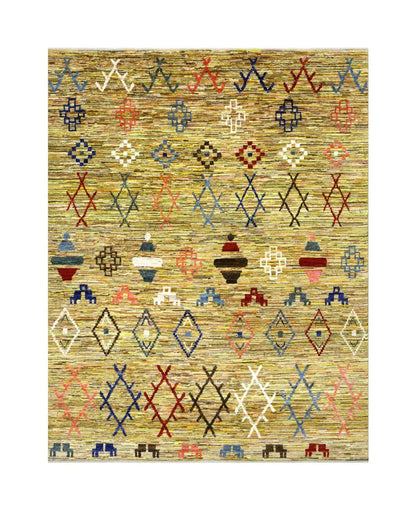 Handmade Tribal Berber Style Rug, 299x236cm