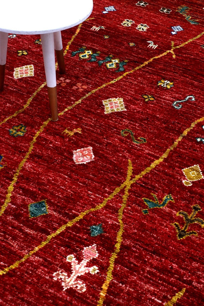 Handmade Tribal Berber Style Rug, 297x205cm