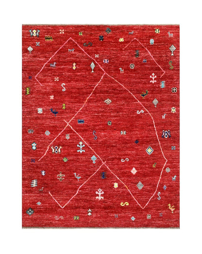 Handmade Tribal Berber Style Rug, 298x230cm