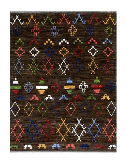 Handmade Tribal Berber Style Rug, 303x237cm