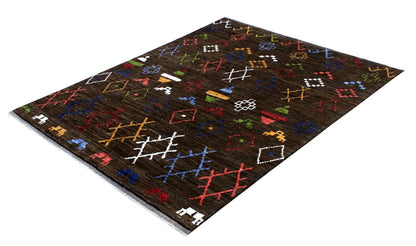Handmade Tribal Berber Style Rug, 303x237cm