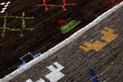 Handmade Tribal Berber Style Rug, 303x237cm