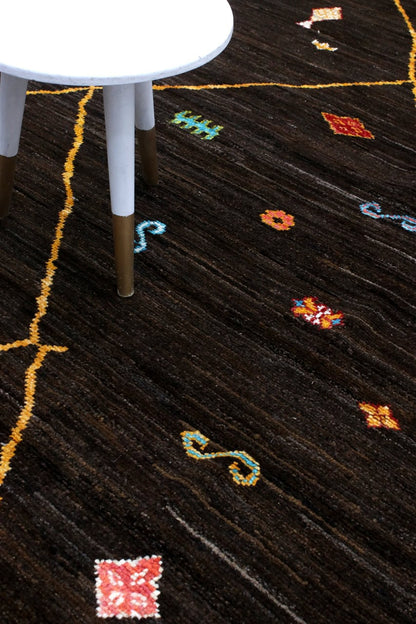 Handmade Tribal Berber Style Rug, 301x234cm