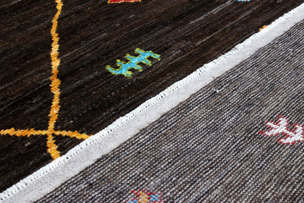 Handmade Tribal Berber Style Rug, 301x234cm