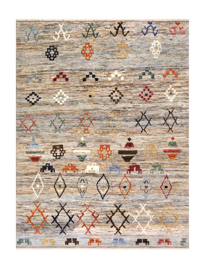 Handmade Tribal Berber Style Rug, 206x161cm