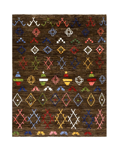 Handmade Tribal Berber Style Rug, 298x234cm