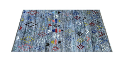 Tappeto stile berbero tribale, fatto a mano 301x242cm