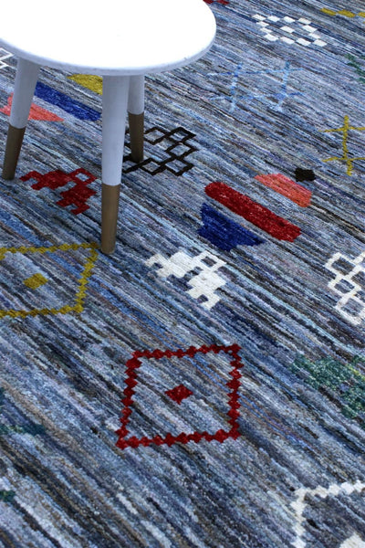 Handmade Tribal Berber Style Rug, 301x242cm