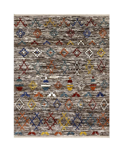 Handmade Tribal Berber Style Rug, 298x238cm