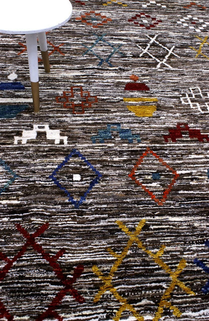 Handmade Tribal Berber Style Rug, 298x238cm