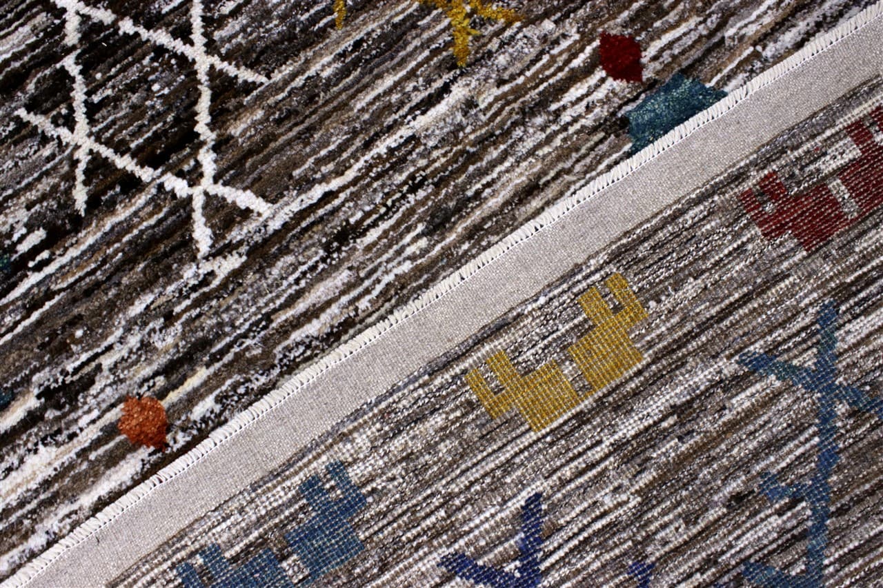 Handmade Tribal Berber Style Rug, 298x238cm