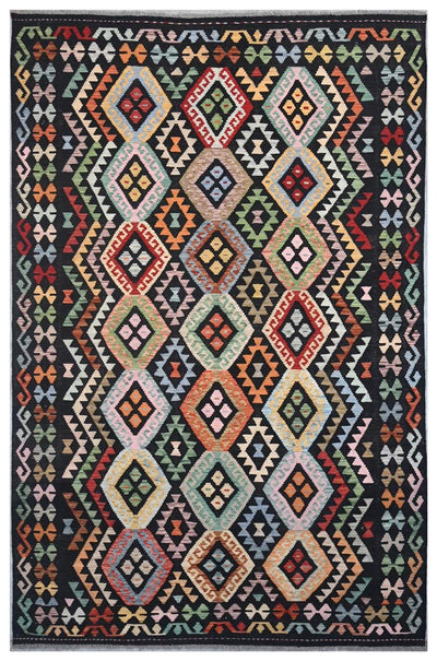Kaudani Afghan Kilim 305x199 cm, Hand-Woven Wool