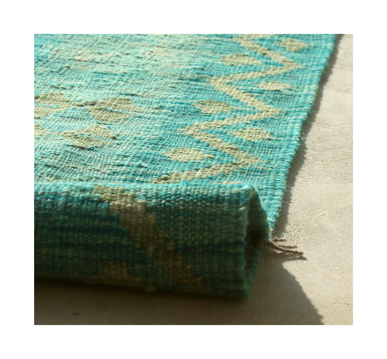 Tappeto Kilim Kaudani Afghan fatto a mano multicolore 295x204cm