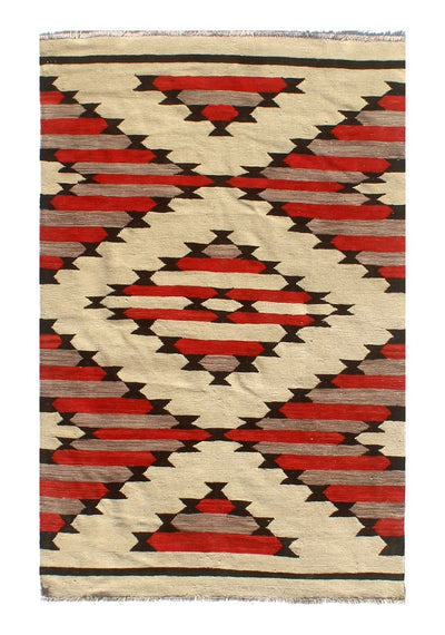 Tappeto Kilim moderno in lana multicolore 180x124cm - CarpetLiving