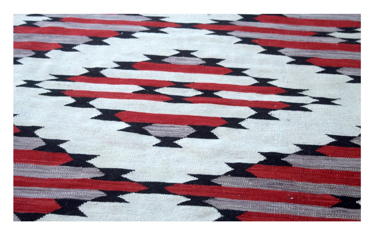 Modern wool Kilim carpet multi 180x124cm