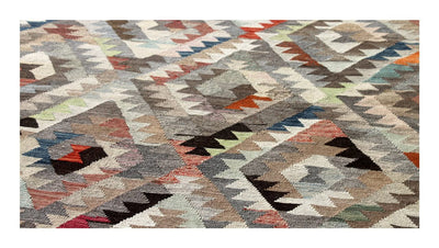 Kaudani Afghan Kilim 294x215 cm, Hand-Woven Wool