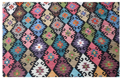 Tappeto Kilim Afghano in lana, fatto a mano 485x360 cm