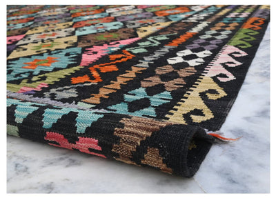 Tappeto Kilim Afghano in lana, fatto a mano 485x360 cm