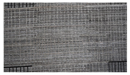 Modern design grey Berber style carpet, handmade 289x251cm
