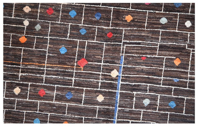 Taimany - Tappeto Tribale in Lana Multicolore - Fatto a Mano 303x247cm