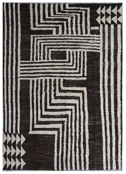 Taimany - Multicolor Tribal Wool Rug - Hand-Knotted 287x200cm