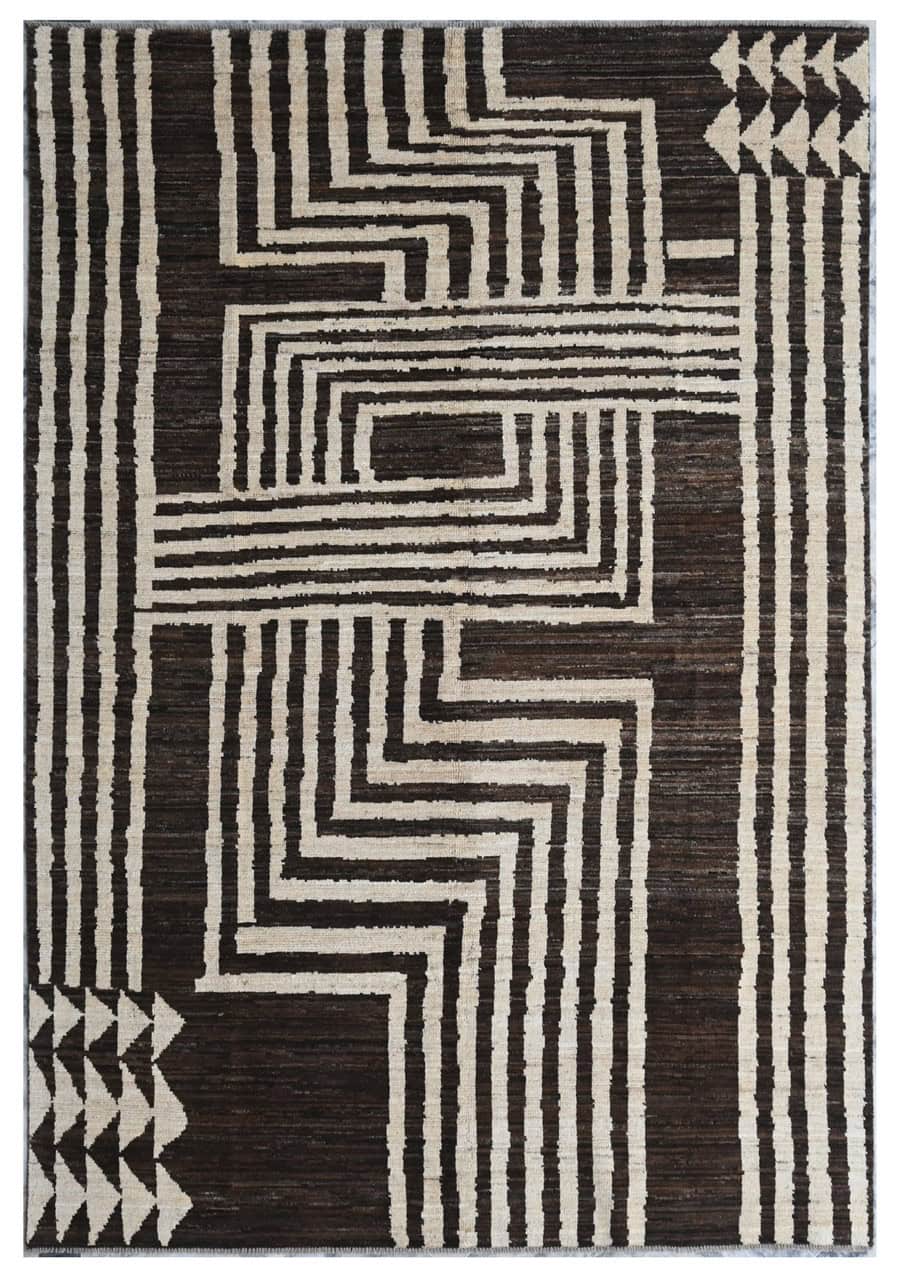 Taimany - Multicolor Tribal Wool Rug - Hand-Knotted 294x200cm