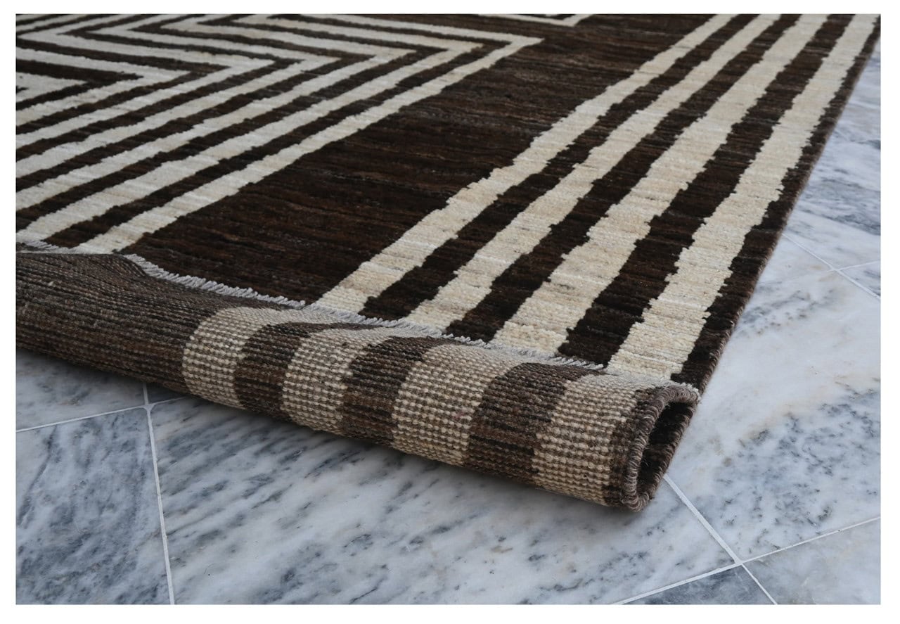 Taimany - Multicolor Tribal Wool Rug - Hand-Knotted 294x200cm