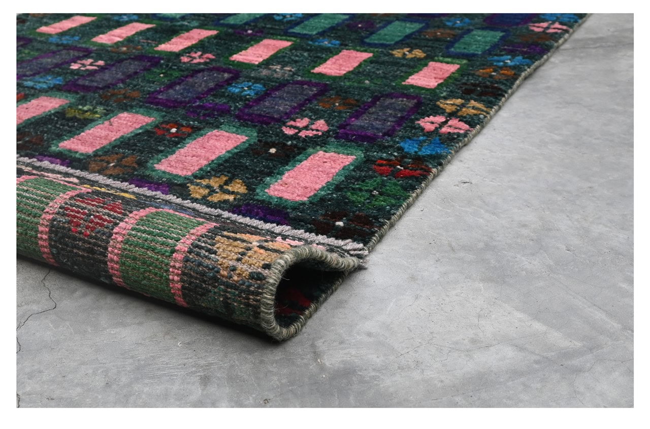 Taimany - Multicolor Tribal Wool Rug - Hand-Knotted 143x82cm