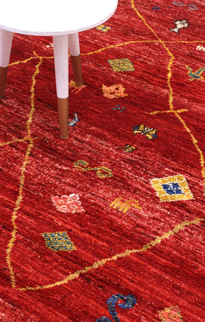Handmade Tribal Berber Style Rug, 189x164cm