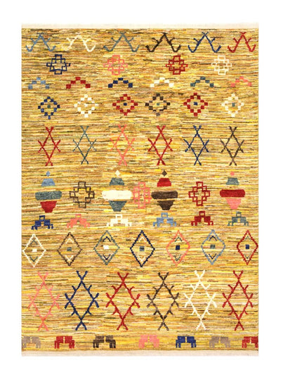 Handmade Tribal Berber Style Rug, 235x176cm