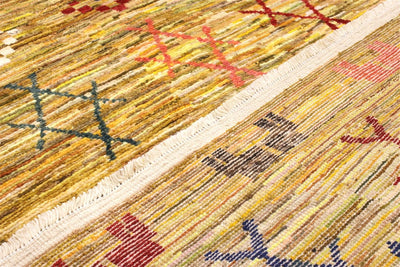 Handmade Tribal Berber Style Rug, 235x176cm