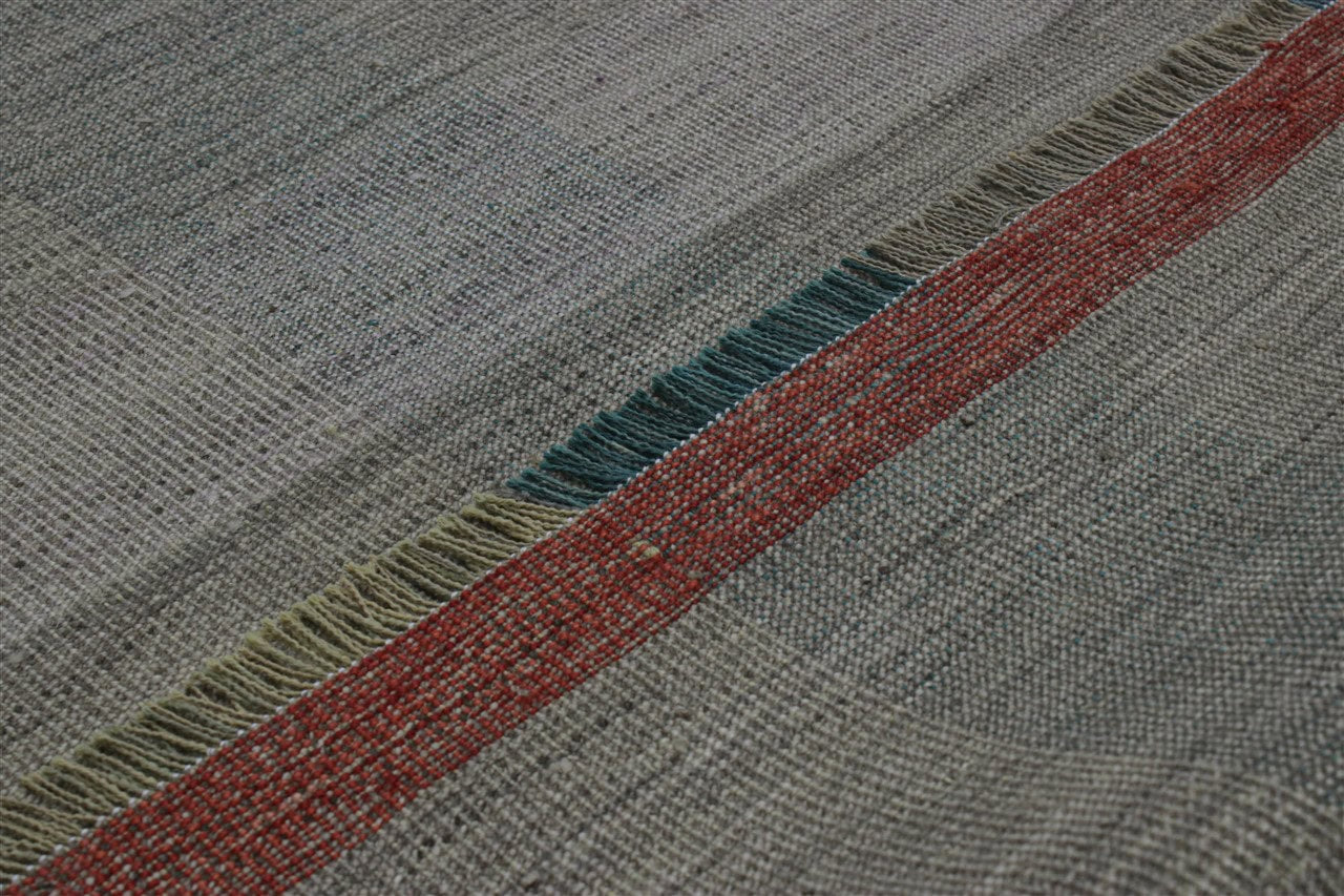 Modern wool Kilim carpet multi 152x101cm