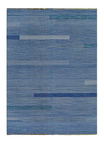 Tappeto Kilim moderno in lana multicolore 297x213cm