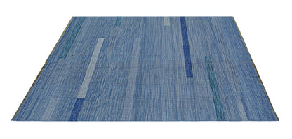 Tappeto Kilim moderno in lana multicolore 297x213cm