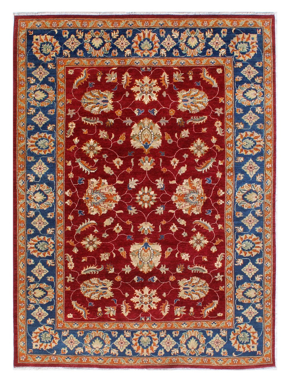 Ziegler wool carpet, handmade, 297x202cm
