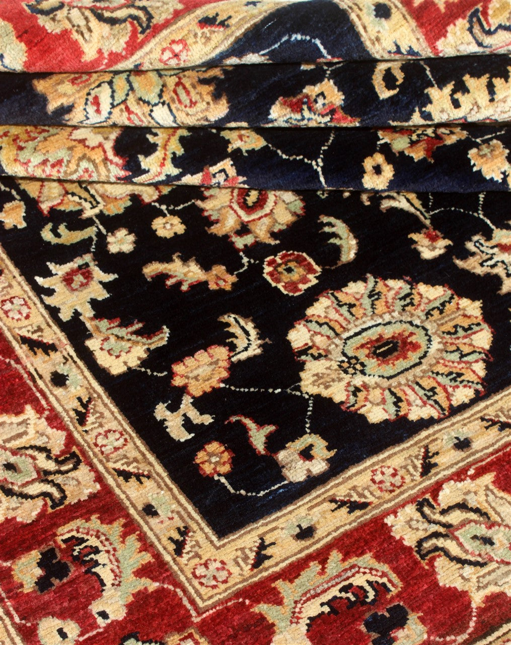 Ziegler wool carpet, handmade, 200x149cm