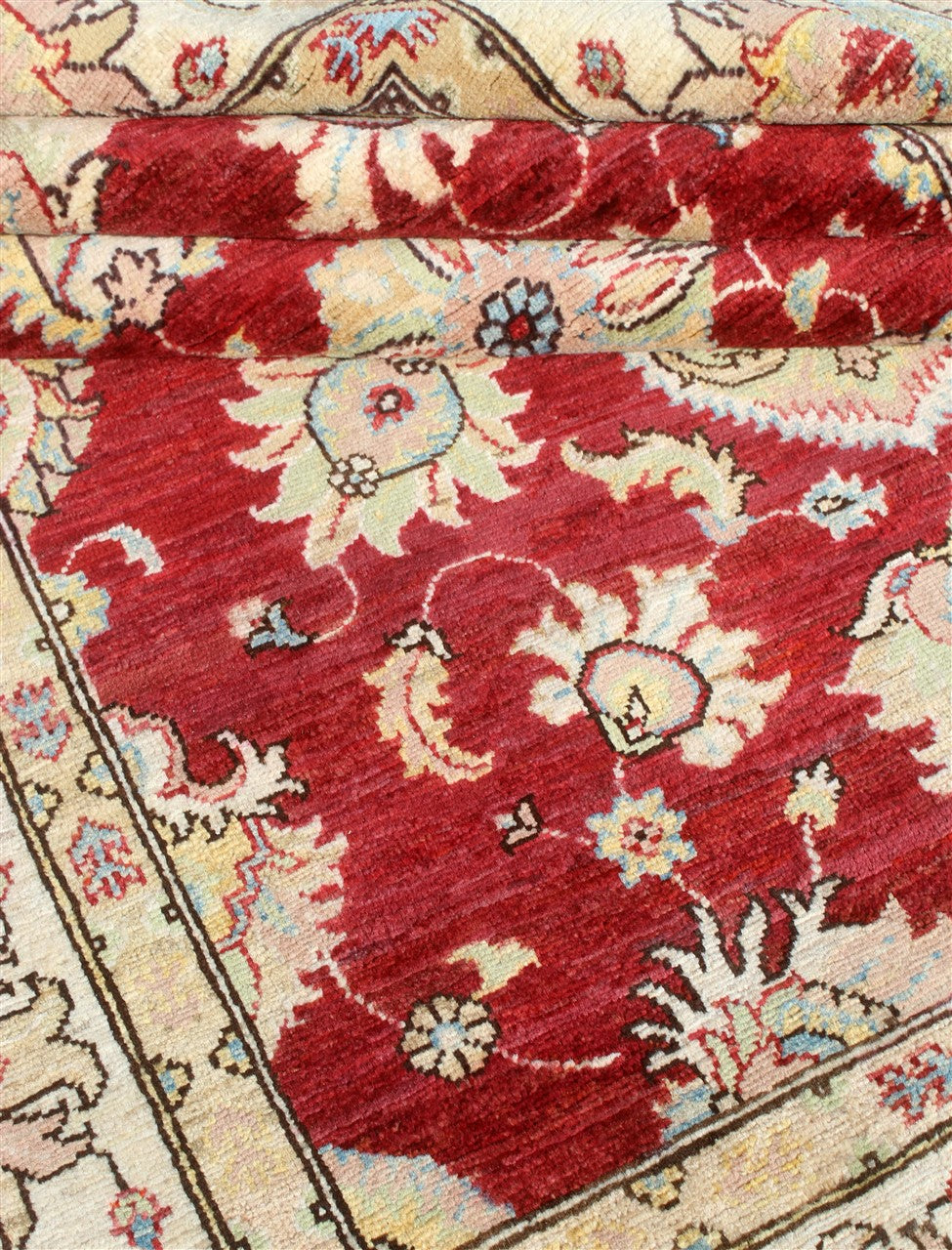 Ziegler wool carpet, handmade, 242x170cm