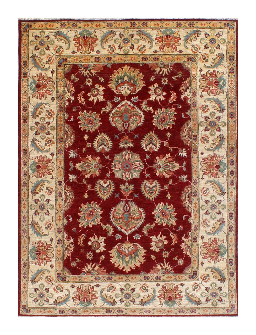 Ziegler wool carpet, handmade, 247x165cm