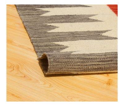 Tappeto Kilim moderno in lana multicolore 255x179cm - CarpetLiving