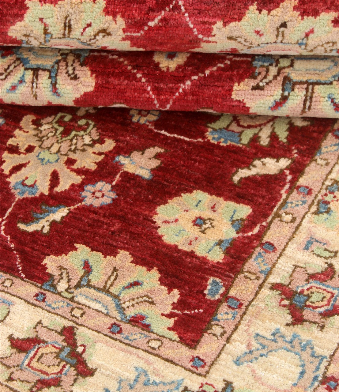 Ziegler wool runner rug, handmade, 230x84cm