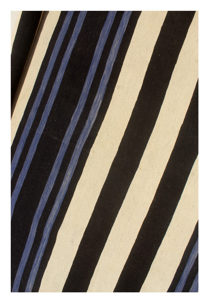 Tappeto Kilim moderno in lana multicolore 292x194cm