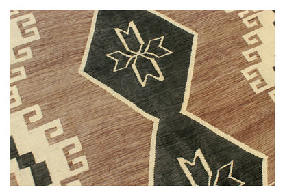 Modern wool Kilim carpet multi 293x203cm