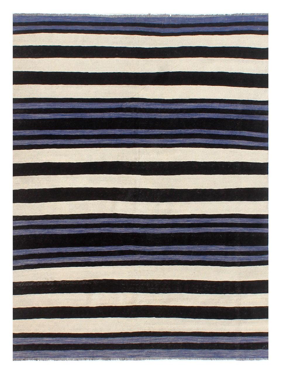 Tappeto Kilim moderno in lana multicolore 250x182cm