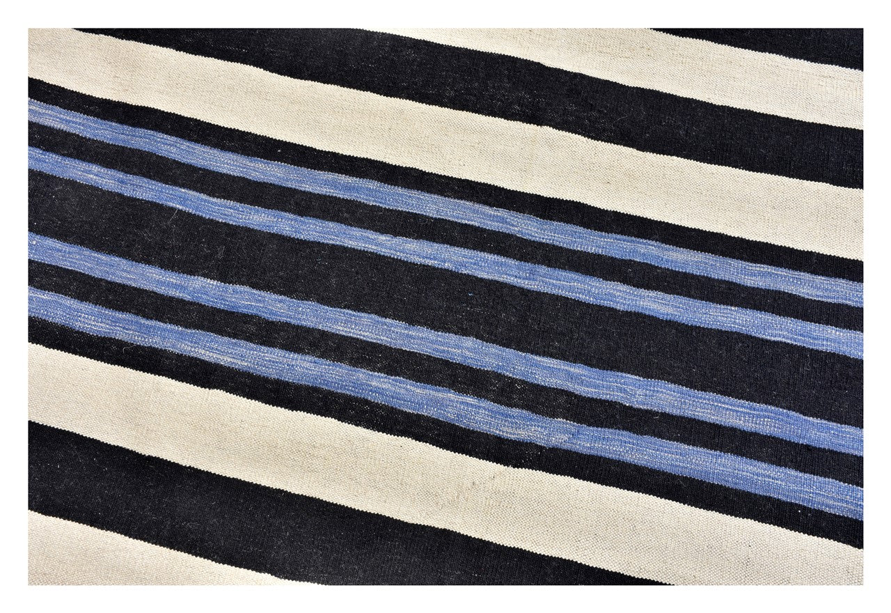 Tappeto Kilim moderno in lana multicolore 250x182cm