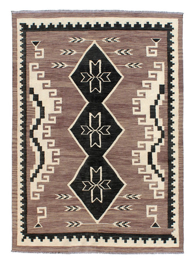 Tappeto Kilim moderno in lana multicolore 240x174cm - CarpetLiving