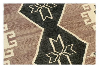 Tappeto Kilim moderno in lana multicolore 240x174cm - CarpetLiving