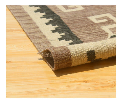 Tappeto Kilim moderno in lana multicolore 240x174cm - CarpetLiving